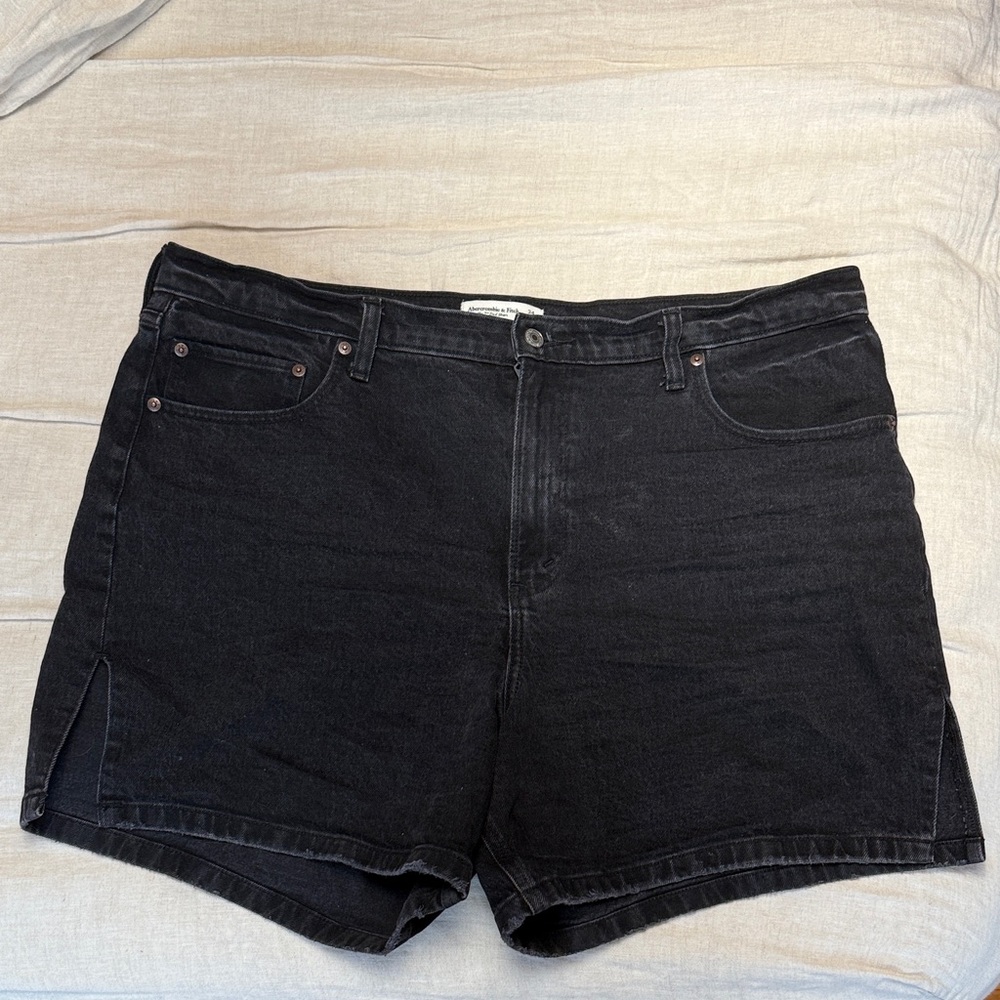 Abercrombie & Fitch Black Jean Shorts
